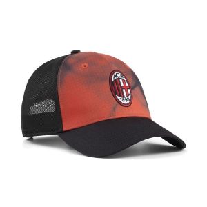Czapka typu trucker AC Milan KING PUMA. Czarne czapki Puma, bez wzorów, klasyczne. Za 129,00 zł.