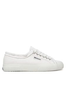 Superga Tenisówki S3157JW Biały. Białe trampki Superga, bez wzorów, z materiału, bez zapięcia. Za 199,99 zł.