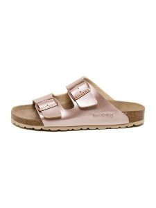 Billowy Klapki w kolorze jasnoróżowym rozmiar: 37. Różowe klapki Billowy, bez wzorów, z otwartym noskiem, bez obcasa. Za 121,99 zł.