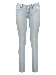 LTB Dżinsy - Skinny fit - w kolorze błękitnym rozmiar: W33/L30. Niebieskie jeansy LTB, z aplikacjami, ze skóry. Za 179,95 zł.