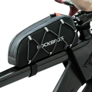 Torebka na ramę rowerową Rockbros 039BK 1l. Czarne torebki klasyczne ROCKBROS, bez wzorów, bez dodatków. Za 69,00 zł.