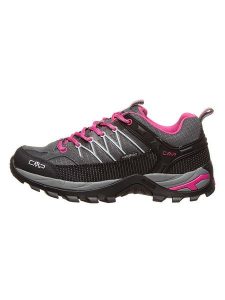 Cmp Buty trekkingowe "Rigel" w kolorze czarno-różowym rozmiar: 37. Czarne buty trekkingowe CMP, z materiału, bez zapięcia. Za 153,34 zł.