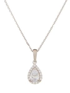 OR ÉCLAT Złota zawieszka "Goutte brillante" z cyrkoniami rozmiar: onesize. Szare zawieszki OR ÉCLAT, z cyrkonią, złote. Za 383,80 zł.