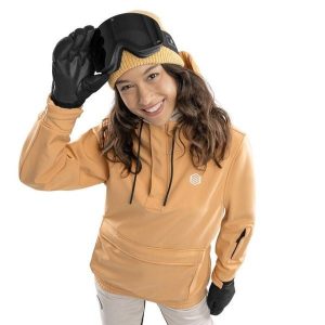 Kurtka narciarsko-snowboardowa W3-W Neuquén. Żółte kurtki SIROKO, s, bez wzorów, z softshellu, bez kaptura. W wyprzedaży za 297,00 zł.