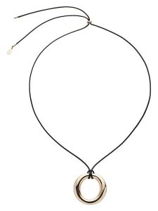 U.S. Polo Assn. Pozłacany naszyjnik z zawieszką - dł. 94 cm rozmiar: onesize. Czarne naszyjniki U.S. Polo Assn., metalowe. Za 127,35 zł.