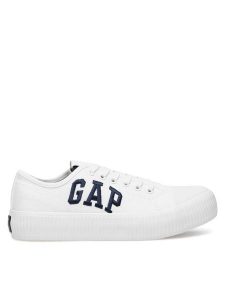Gap Trampki JACKSON GAI001F5TWWEBWGP 2 Biały. Białe trampki GAP, bez wzorów, z materiału, bez zapięcia. Za 159,99 zł.