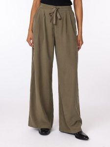 Scotch & Soda Spodnie w kolorze brązowym rozmiar: W31. Brązowe spodnie z wysokim stanem Scotch & Soda, z aplikacjami, z materiału, z podwyższonym stanem. Za 162,49 zł.