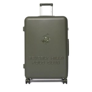 Walizka duża Beverly Hills Polo Club. Brązowe walizki Beverly Hills Polo Club, bez wzorów, duże. Za 399,99 zł.