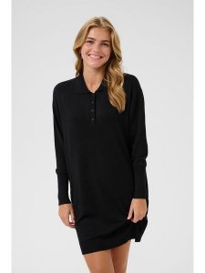 Kaffe Sukienka w kolorze czarnym rozmiar: XS. Czarne sukienki Kaffe, na co dzień, xs, bez wzorów, bez kołnierzyka, bez ramiączek, mini, proste. Za 113,99 zł.