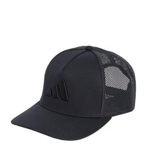 Czapka z daszkiem z zatrzaskiem z tyłu. Czarne czapki ADIDAS, bez wzorów, z bawełny, klasyczne. Za 109,00 zł.
