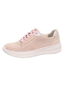 Legero Skórzane sneakersy "Sprinter" w kolorze jasnoróżowym rozmiar: 40. Różowe trampki Legero, bez wzorów, bez zapięcia. Za 271,03 zł.