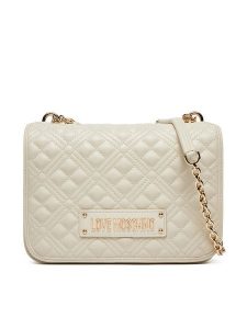 LOVE MOSCHINO Torebka JC4000PP1MLA0110 Écru. Torebki klasyczne LOVE MOSCHINO, bez wzorów, ze skóry, bez dodatków. Za 469,99 zł.
