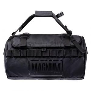 Torba sportowa unisex Magnum Duffel 40. Czarne torby podróżne i sportowe MAGNUM, bez wzorów. Za 169,32 zł.
