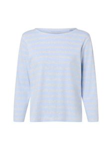 Marie Lund Koszula damska Kobiety Bawełna niebieski|szary w paski, XL. Niebieskie koszule Marie Lund, xl, bez wzorów, z bawełny, bez kołnierzyka, bez ramiączek. Za 149,95 zł.