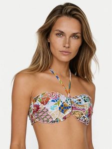 Seafolly Góra od bikini Beach Bohème 30030DD300 Różowy. Czerwone bikini Seafolly, bez wzorów, z syntetyku. Za 398,99 zł.