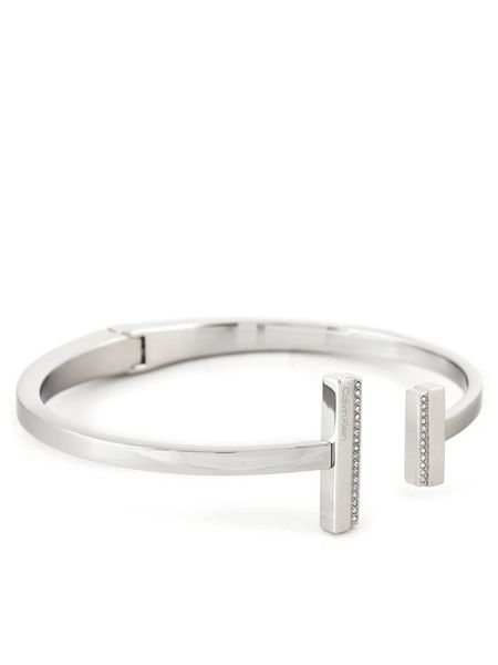 Calvin Klein Bransoletka 35000160 Srebrny. Szare bransoletki Calvin Klein, metalowe. Za 359,99 zł.