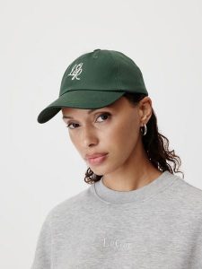 LeGer Czapka "Nora" w kolorze ciemnozielonym rozmiar: onesize. Zielone czapki LeGer, bez wzorów, z bawełny. Za 129,75 zł.