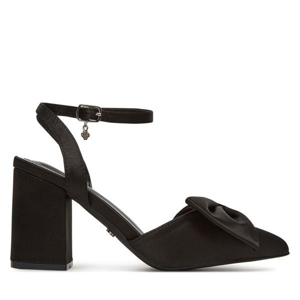 Czółenka DeeZee. Czarne czółenka DeeZee, bez wzorów, bez obcasa, bez zapięcia. Za 129,99 zł.