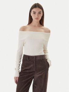 Kontatto Sweter 3M0813C Écru Regular Fit. Swetry klasyczne Kontatto, m, z syntetyku, bez kołnierzyka. Za 269,99 zł.