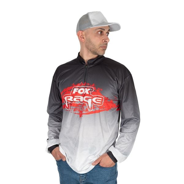 Bluza Fox Rage Performance Team. Białe bluzy FOX RAGE, s, bez wzorów, z materiału, bez kaptura. Za 225,50 zł.