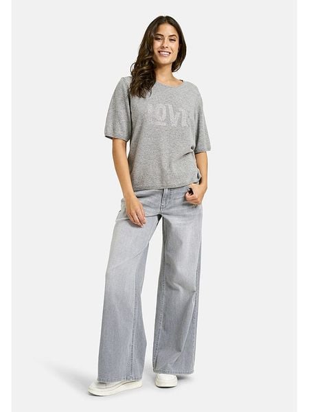 Milano Italy Sweter w kolorze szarym rozmiar: S. Szare swetry oversize Milano Italy, s, bez wzorów, z wełny, bez ramiączek. Za 173,99 zł.