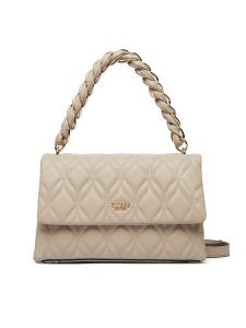 Guess Torebka Maxine HWQG97 33200 Beżowy jasny. Brązowe torebki klasyczne Guess, z aplikacjami, ze skóry, bez dodatków. Za 584,99 zł.