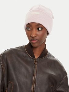 Calvin Klein Czapka Inst Patch Beanie K60K612322 Różowy. Czerwone czapki Calvin Klein, bez wzorów, z bawełny. Za 149,99 zł.