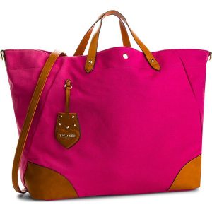 Torebka TWINSET - Shopping Orizzont OS8TAA Bic. Prov 02489. Shopper bag marki Twinset. W wyprzedaży za 429,00 zł.