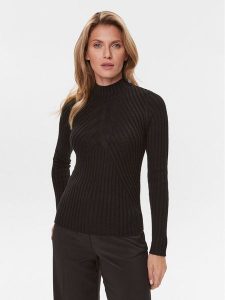 Liu Jo Sweter MF3223 MA95M Czarny Regular Fit. Czarne swetry klasyczne Liu Jo, l, z syntetyku, bez kołnierzyka. Za 399,99 zł.