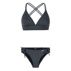 Damski 2-częściowy kostium kąpielowy Protest Costa. Brązowe bikini Protest, bez wzorów. Za 245,50 zł.