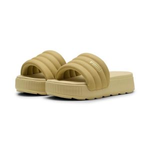 Puma Klapki Karmen Slide Puffy 40067902. Brązowe klapki Puma, bez wzorów, bez obcasa. Za 182,99 zł.