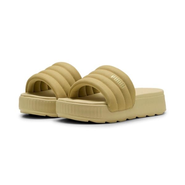 Puma Klapki Karmen Slide Puffy 40067902. Brązowe klapki Puma, bez wzorów, bez obcasa. Za 182,99 zł.