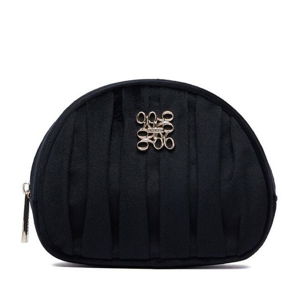 Kosmetyczka Nine West. Czarne kosmetyczki Nine West, bez wzorów, z materiału. Za 59,99 zł.