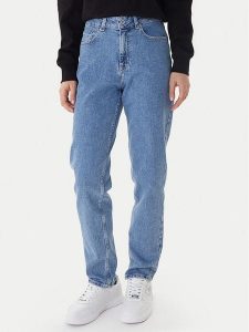 Karl Lagerfeld Jeans Jeansy B1W10076 Niebieski Mom Fit. Niebieskie jeansy Karl Lagerfeld Jeans, bez wzorów, z bawełny. Za 439,99 zł.