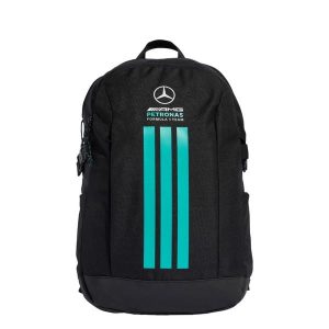 PLECAK MERCEDES-AMG PETRONAS FORMULA 1 DNA 3 STRIPES. Czarne plecaki ADIDAS. Za 169,00 zł.