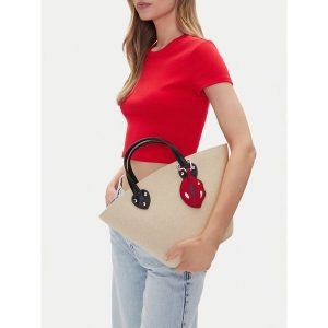 Torebka DeeZee. Brązowe torebki klasyczne DeeZee, bez wzorów, bez dodatków. Za 149,99 zł.