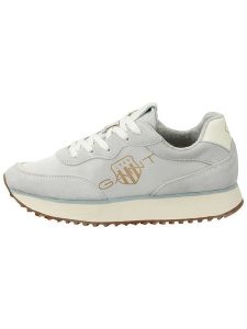 GANT Footwear Skórzane sneakersy "Bevinda" w kolorze jasnoszarym rozmiar: 36. Szare trampki GANT Footwear, bez wzorów, z materiału, bez zapięcia. Za 342,45 zł.