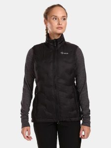 Kilpi Kamizelka pikowana "Nai" w kolorze czarnym rozmiar: 36. Czarne kamizelki Kilpi, bez wzorów, bez kołnierzyka, bez ramiączek, bez kaptura. Za 217,99 zł.