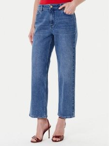MICHAEL Michael Kors Jeansy MT5907OEB1 Niebieski Straight Fit. Niebieskie jeansy MICHAEL Michael Kors, bez wzorów, z bawełny. Za 549,99 zł.