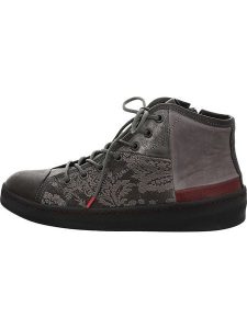 Think! Skórzane sneakersy w kolorze szarym rozmiar: 40,5. Szare trampki Think, bez wzorów, za kostkę, bez zapięcia. Za 346,99 zł.