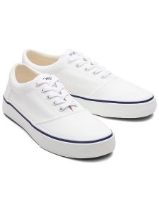 TOMS Sneakersy w kolorze białym rozmiar: 36. Białe trampki Toms, bez wzorów, bez zapięcia. Za 127,35 zł.