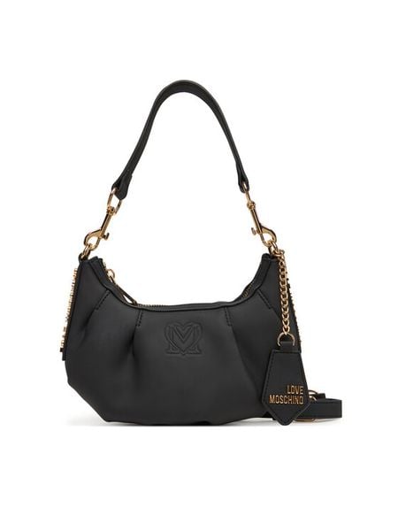 LOVE MOSCHINO Torebka JC4293PP1NL1500A Czarny. Czarne torebki klasyczne LOVE MOSCHINO, bez wzorów, ze skóry, bez dodatków. Za 679,99 zł.