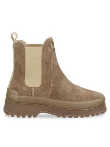 Gant Sztyblety 31553084 Brązowy. Brązowe botki GANT, bez wzorów, ze skóry, bez obcasa, na płaskiej podeszwie, bez zapięcia. Za 579,99 zł.