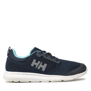Buty do sportów wodnych Helly Hansen. Niebieskie kalosze Helly Hansen, bez wzorów. Za 329,99 zł.