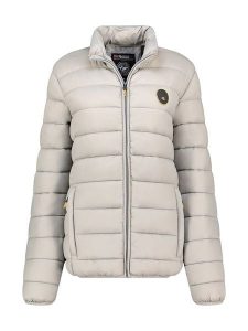 Geographical Norway Kurtka pikowana "Atikamap" w kolorze jasnoszarym rozmiar: XXL. Szare kurtki Geographical Norway, xxl, bez wzorów, bez kaptura. Za 144,58 zł.