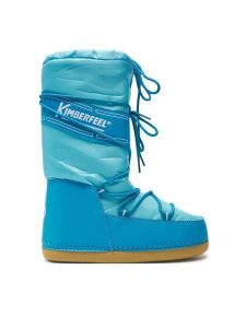 Kimberfeel Śniegowce Galaxy M Niebieski. Niebieskie buty zimowe Kimberfeel, ze skóry, bez obcasa, bez zapięcia. Za 269,99 zł.