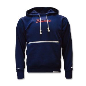 Bluza z kapturem Nike Standard Issue Hoodie College. Niebieskie bluzy Nike, bez wzorów, z kapturem. Za 177,00 zł.