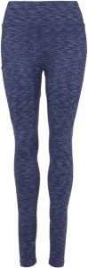 Legginsy damskie Loap Mala niebieskie. Niebieskie legginsy Scarpa, bez wzorów, z elastanu, z podwyższonym stanem. Za 136,99 zł.