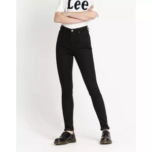 LEE IVY SUPER SKINNY HIGH DAMSKIE SPODNIE JEANSOWE JEANSY L32EFS47. Rurki Lee, z jeansu. Za 189,99 zł.