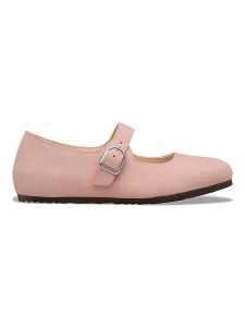 Birkenstock Skórzane baleriny "Santa Clarit" w kolorze jasnoróżowym rozmiar: 36. Różowe balerinki Birkenstock, bez wzorów, bez obcasa, bez zapięcia. Za 487,72 zł.